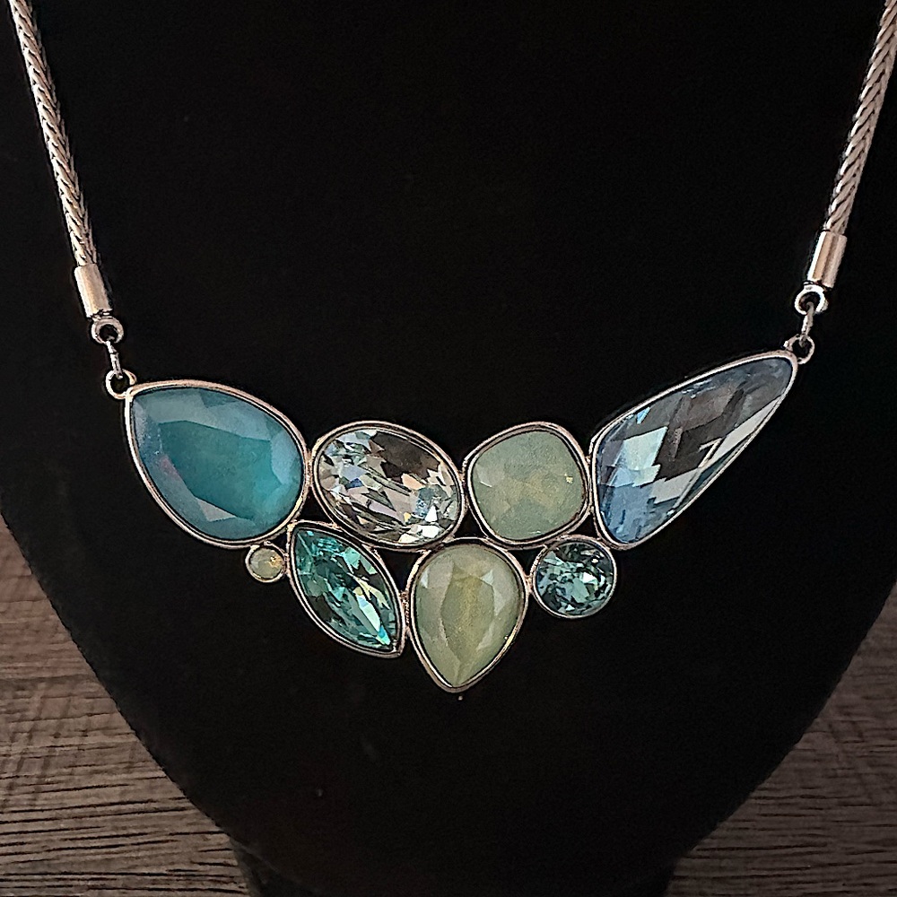 Touchstone Crystal multicolored crystal necklace.